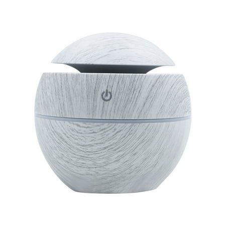 

5V wood grain household humidifier 300ML colorful luminous aroma diffuser u