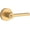 Satin Brass (Lifetime), variant on Baldwin Reserve Square Lever - Keyed Entry - Round Rose, Polished Chrome