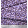 thumbnail image 3 of Soimoi Cotton Voile Fabric Swirl Abstract Print Fabric by The Yard 56 Inch Wide, 3 of 3