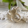 thumbnail image 3 of Handcrafted Amethyst And Moonstone Statement Ring. made In 925 Sterling Silver. Boho Ring, Two Stone Ring, Boho Jewelry, Gift For Her,...., 3 of 4