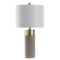 thumbnail image 1 of StyleCraft Signature 28 Pouces 100 Watts Lampe de Table, Laiton Souple/ciment Naturel, 1 of 5