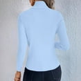 thumbnail image 4 of FAIWAD Sweaters for Women Trendy Long Sleeve Turtleneck Slim Fitted Stretchy Pullover Casual Lightweight Basic Knitwear, 4 of 9