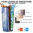 thumbnail image 7 of 20oz Tumbler with Lid and Straw Stainless Marble Steel Vacuum Insulated Water Coffee Tumbler Cup, Double Wall Vacuum Insulated Travel Mug Reusable Tumblers for Ice Drinks, Hot Beverage, 7 of 7