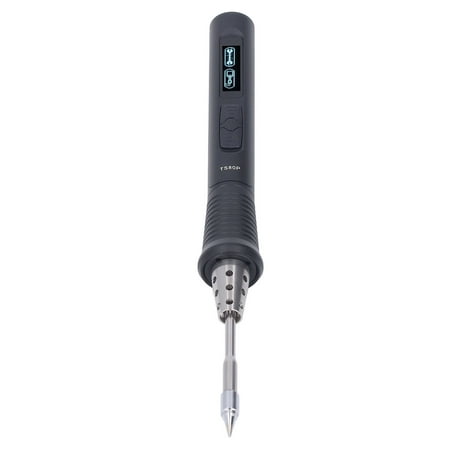 

Digital Display Solder Kit Internal Heating Method Portable Soldering Iron With Antistatic Clip For Circuit Board Repair US Plug