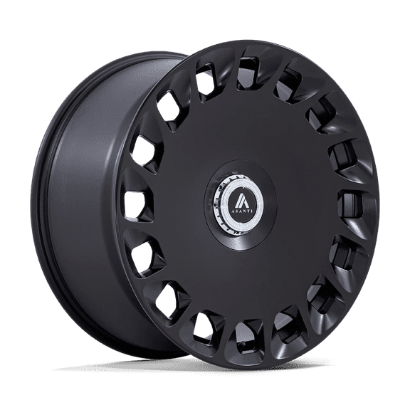 Asanti Black Cast Aluminum Wheel AB045 22x10.5 5x112/120 M-BLK 38mm, AB045MX22055938