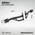 thumbnail image 2 of Slider Protector para moto Mach Generico Placa Stunt Negro M, 2 of 5