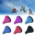 thumbnail image 3 of Bicycle Comfort Saddle Cover Soft Breathable Bike Saddle Cushion Cover Red, 3 of 9