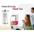 thumbnail image 5 of Thank You for Being Awesome 20oz Tumbler, Thank You Gifts, Inspirational Gifts for Employees, Coworkers, Teachers, Friends, Employee Appreciation & Administrative Day Gifts, Black, 5 of 7
