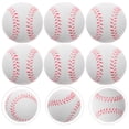 thumbnail image 4 of BRIGHTFUFU Pelota de práctica de colores para entrenamiento, pelotas de béisbol de PU para entrenamiento al aire libre, 6 uds., 4 of 8