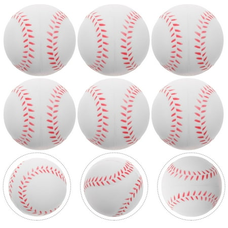 Pawsdot 6Pcs Pitch Training Softball PU Foam for Sports Games