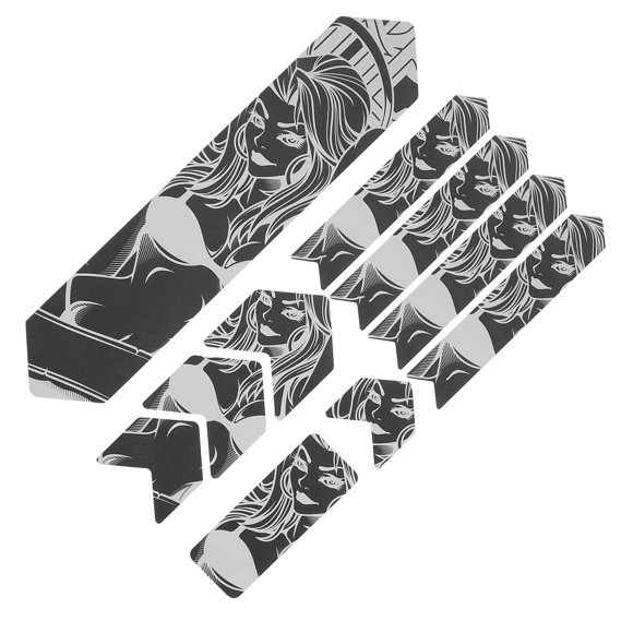 Autocollant de Cadre de Vélo 3D à Réflexion Nocturne, Autocollants de Cadre de Vélo 3D Réfléchissants Amovibles et Imperméables Résistants à l'Usure pour Véhicules de Descente DH pour Vélos de Montagne Autocollant de Cadre Beauté