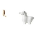 thumbnail image 1 of Gancho de pared plegable,Ganchos de pared plegables Ganchos de pared para abrigos,Gancho de pared para auriculares,gancho para abrigos,Estatua del caballo,Estatua de caballo para decoración, 1 of 8