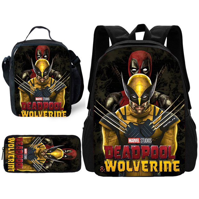 Conjunto de 3 piezas de película de Anime para niños y niñas, mochila escolar con bolso de hombro, bolsas de lápices, el mejor regalo