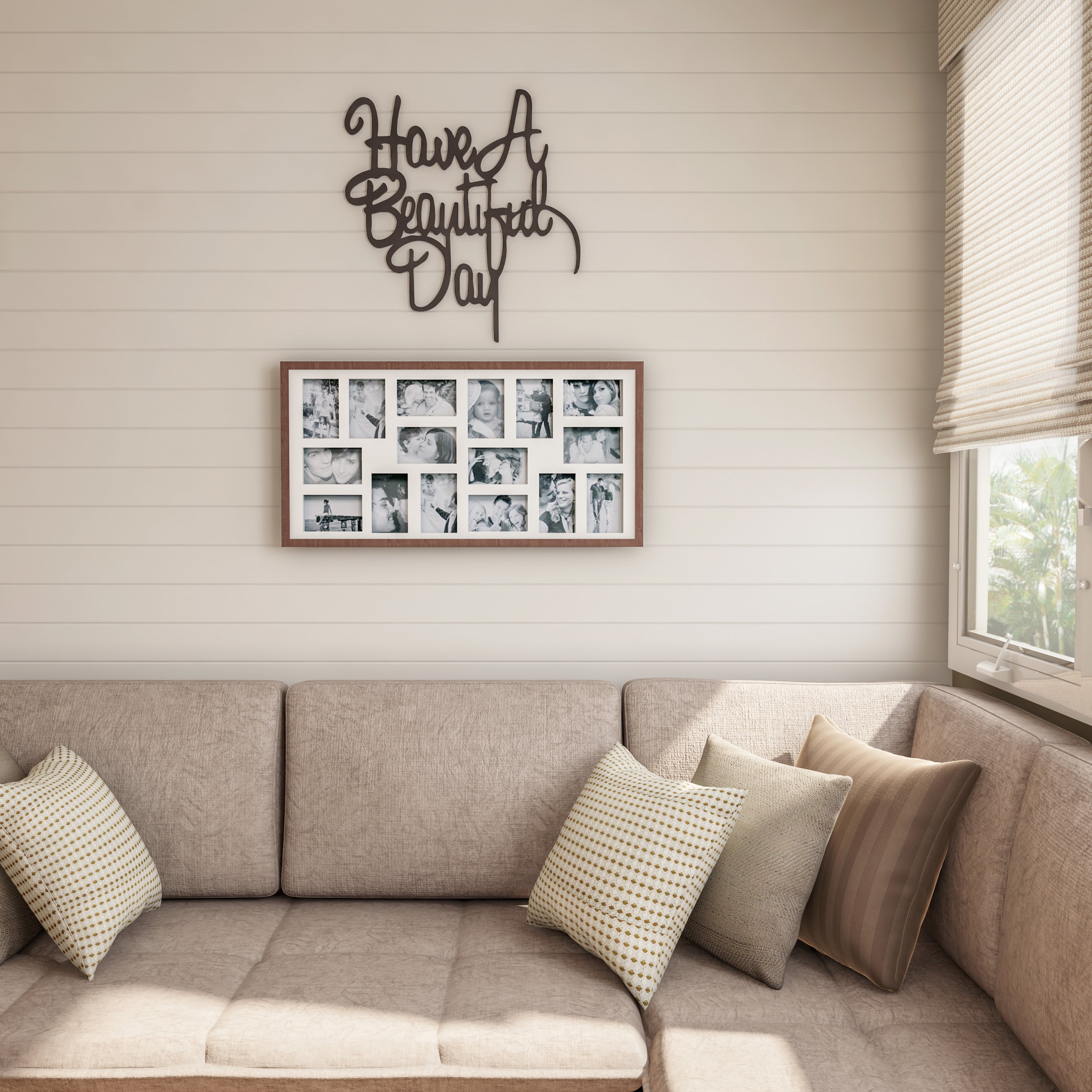 Metal Cutout-Have a Beautiful Day Decorative Wall Sign-3D Word Art Home Accent Décor-Perfect Modern Rustic or Vintage Farmhouse Style by Lavish Home