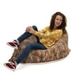 thumbnail image 3 of Jaxx Pillow Saxx 3.5 Foot Giant Décor Floor Pillow, Premium Luxe Fur - Red Fox, 3 of 7