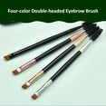 thumbnail image 6 of ASEIDFNSA Double Ended Makeup Brushes Eyebrow Flat Angled Eyeliner Eyeshadow Make up Applicator Eyelashes Brush Long-Lasting Wear Cosmetics Tools, 6 of 6