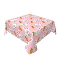 thumbnail image 2 of Wukai Rabbit And Carrot Waterproof Tablecloth for Kitchen Dining, Fits Square Tables for 2-4 Seats -54"x54", 2 of 7