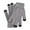 White, variant on 1 Pair Winter Gloves Touch Screen Solid Color Polyester Warm Full Finger Gloves for Cycling
