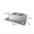 thumbnail image 3 of Renogy Solar Panel Mounting Z Bracket Mount Supporting for RV, Roof, Boat -- Set of 4 Units, 3 of 7