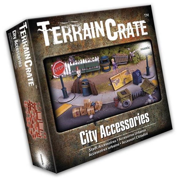 Mantic MGCTC197 Terrain Crate City Miniatures