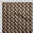 thumbnail image 3 of oneOone Polyester Spandex Brown Fabric Florals Craft Projects Decor Fabric Printed By The Yard 56 Inch Wide-EMM, 3 of 4