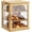 Natural, variant on Bread Box for Kitchen Countertop, Large 3 Layers Bread Storage Container for Homemade Bread with Window, Breadbox Organizer for Kitchen, Cabinet, Pantry (, )