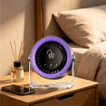 thumbnail image 5 of Clip On Portable Fan Cold Compress USB Rechargeable Mini Fan, Adjustable Speed LED Display Cooling Fan, Stroller Desk Outdoor Travel Camping Use, 5 of 6