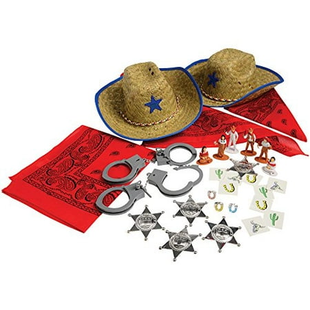 U.S. Toy Child-size Assorted Western Costume Accessories / 41 Pc. Set