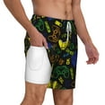 thumbnail image 2 of Kdxio Game Play Print Men'S Swim Trunks With Compression Liner 7 Inch Inseam Quick Dry Swim Shorts, 2 of 7