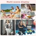 thumbnail image 7 of Tirrinia Insulated Lunch Bag for Women, Large Capacity Tote Lunch bag, Waterproof Oxford Cloth Leakproof Cooler Bag with Handle, Thermal Leakproof for Work Office Picnic School Travel, 7 of 7