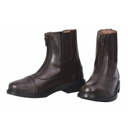 

TuffRider Ladies Starter Front Zip Paddock Boots - Mocha - 7.5 - Wide