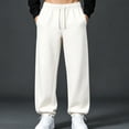 thumbnail image 4 of Guluxicc Sweat Pants for Men Loose Drawstring Straight Leg Athletic Trousers with Pockets for Everyday Fall Winter, 4 of 8