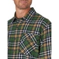 thumbnail image 2 of Wrangler Mens Long Sleeve Flannel Shirt, 2 of 4