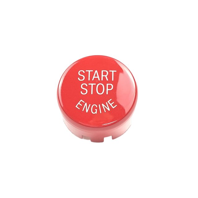 Car Start-stop Buttons High Fit Ignition Switch Small Replacing Switches Button Cover Stickers Fittings Repairing Shop Red G/F with startstop