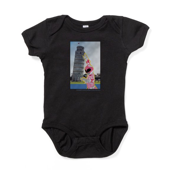 CafePress - Power Rangers Pink Ranger At The Lea - Cute Infant Bodysuit Baby Romper - Size Newborn - 24 Months
