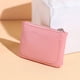 thumbnail image 5 of Monedero de mujer con cremallera de lichi, de piel suave, monedero, cartera, marea, 5 of 6