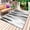 White Black, variant on Purple Gray Outdoor Rug 3x5 Ft - Reversible Patio Rug Outdoor Camping Rugs, Vintage Country Abstract Gradient Aesthetic Indoor Outdoor Area Rugs, Non-Slip Outdoor Carpet Runner for Deck/Porch