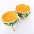 thumbnail image 5 of Green Enamel Easter Egg Jewelry Box Wedding Storage Container, 5 of 6