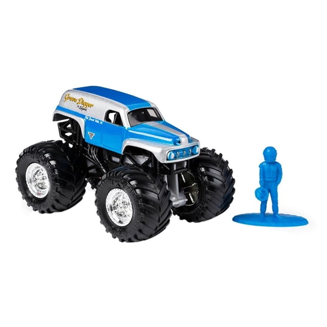 Vehículo a Escala Monster Jam Spin Master 1:64 Grave Digger The Legend