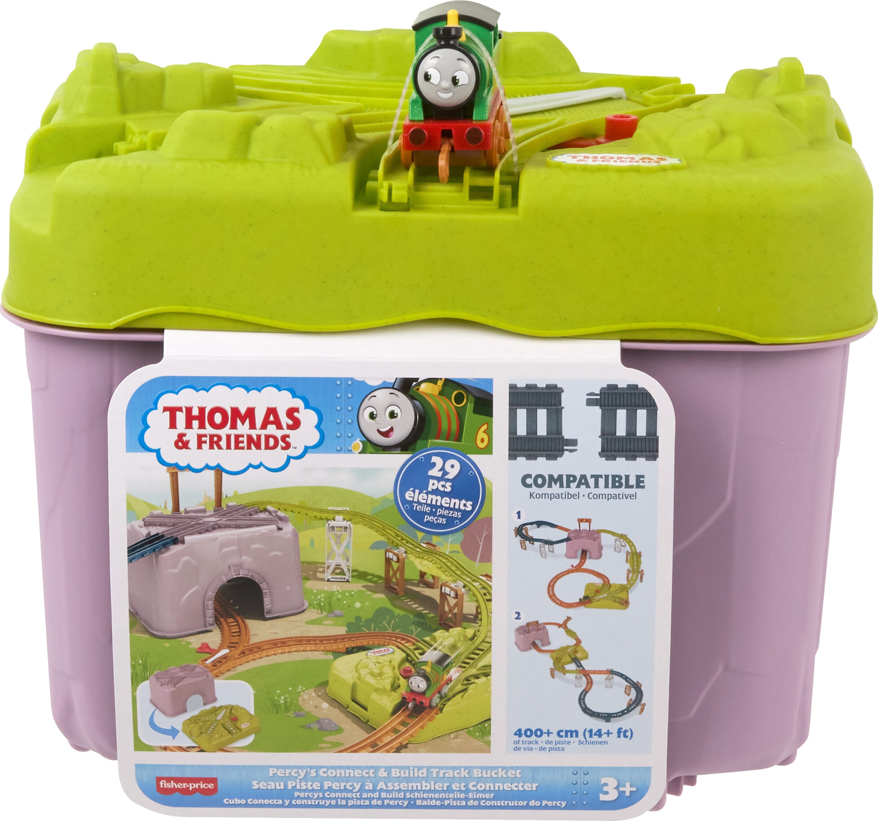 Thomas Friends Toy Train Set Percy s Connect Build Track Bucket Preschool Toy