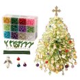 thumbnail image 7 of DIY Beaded Christmas Tree Kit, Handmade Holiday Craft Set, Colorful Beads and Wire Holiday Craft Set for Adults, Tabletop Decor Holiday Xmas Gift, Family Christmas Activity, 7 of 7