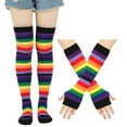 thumbnail image 3 of hwoehyo Women Black Socks, Women Thigh High ,1 Pair, 3 of 5