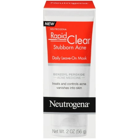 Neutrogena Rapid Clear Stubborn Acne Daily Leave-On Mask, 2 Oz - Walmart.com