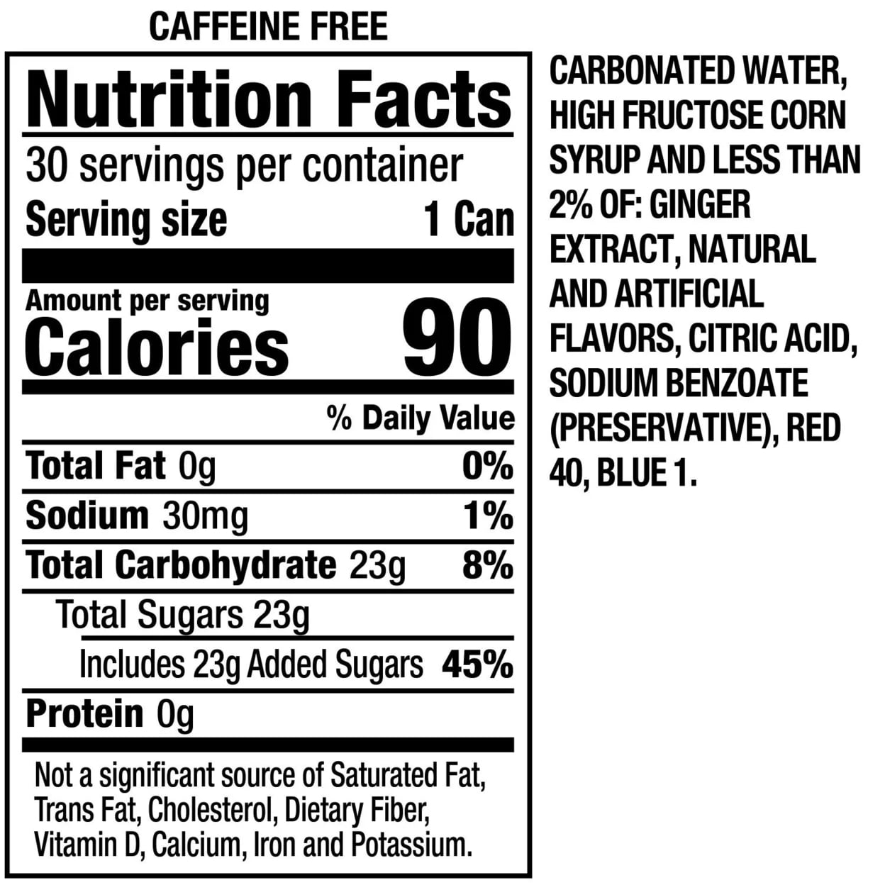 Canada Dry Cranberry Ginger Ale Soda Mini Cans, 7.5 Fluid Ounce (Pack of 30)
