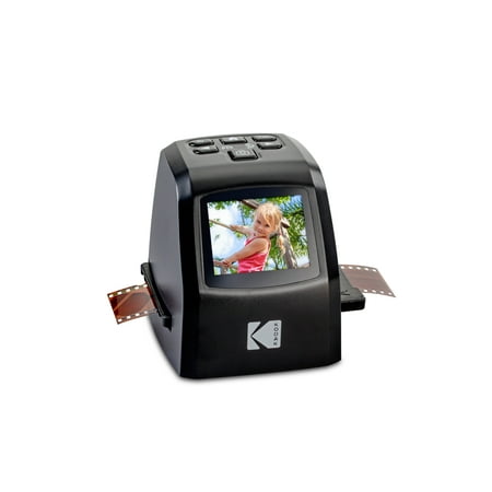 KODAK Mini Digital Film & Slide Scanner – Converts 35mm, 126, 110, Super 8 & 8mm Film Negatives & Slides to 22 Megapixel JPEG Images – Includes - 2.4 LCD Screen – Easy Load Film (Best Scanner For Black And White Negatives)