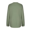 thumbnail image 6 of Only Moment Light Green Fall Jackets For Women Button Down Shirts Jacket Crew Neck Oversized Long Sleeve Cropped Coat Streetwear XL, 6 of 7