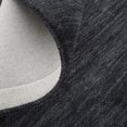 thumbnail image 3 of HomeRoots 511048 10 ft. Black Wool Hand Woven Stain Resistant Round Area Rug, 3 of 5