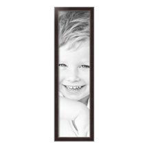ArtToFrames 9" x 35" Dark Mahogany Silver Picture Frame, 9x35 inch Multi Wood Poster Frame (WOM-5024),  Pack