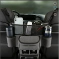 thumbnail image 4 of Car Handbag Holder Between Seats Suede Large Capacity Car Purse Holder Automotive Consoles & Organizers for Document Phone Storage Car Organizer, 4 of 12