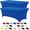 Blue, variant on Utopia Kitchen Spandex Tablecloth 1 Pack [6FT, Black] Tight, Fitted, Washable and Wrinkle Resistant Stretch Rectangular Patio Table Cover for Event, Wedding, Banquet & Parties [72Lx30Wx30H Inch]